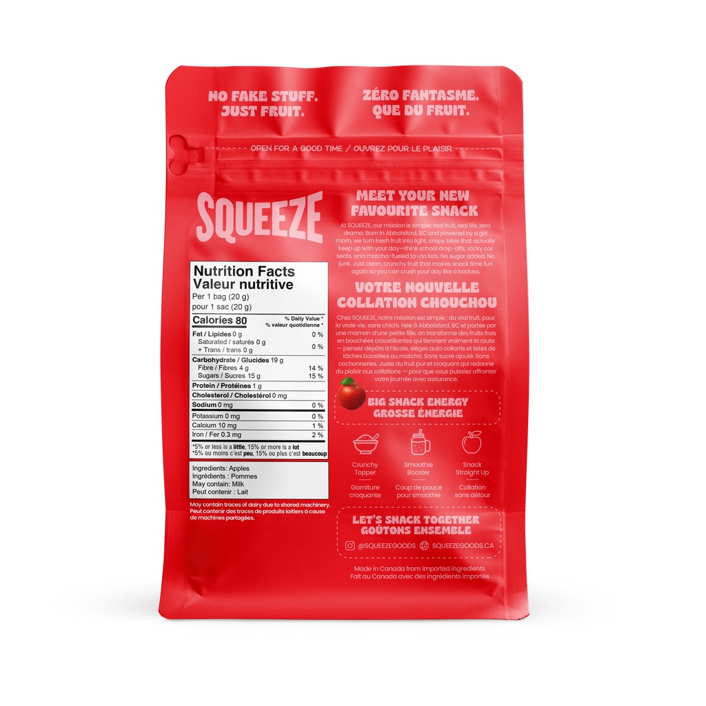 APPLE CRUNCH - FREEZE-DRIED APPLE SLICES (20g)