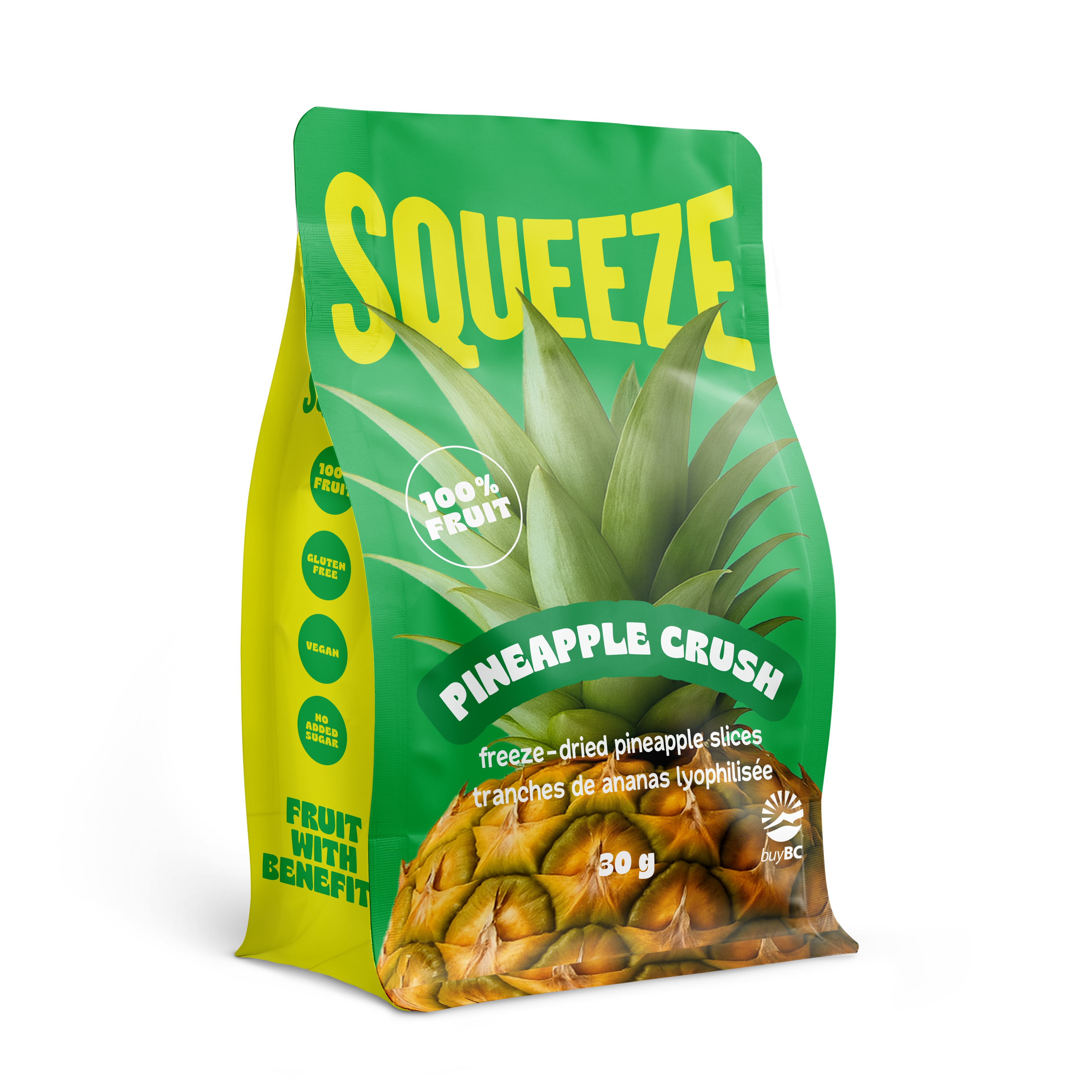PINEAPPLE CRUNCH - FREEZE-DRIED PINEAPPLE SLICES (30g)