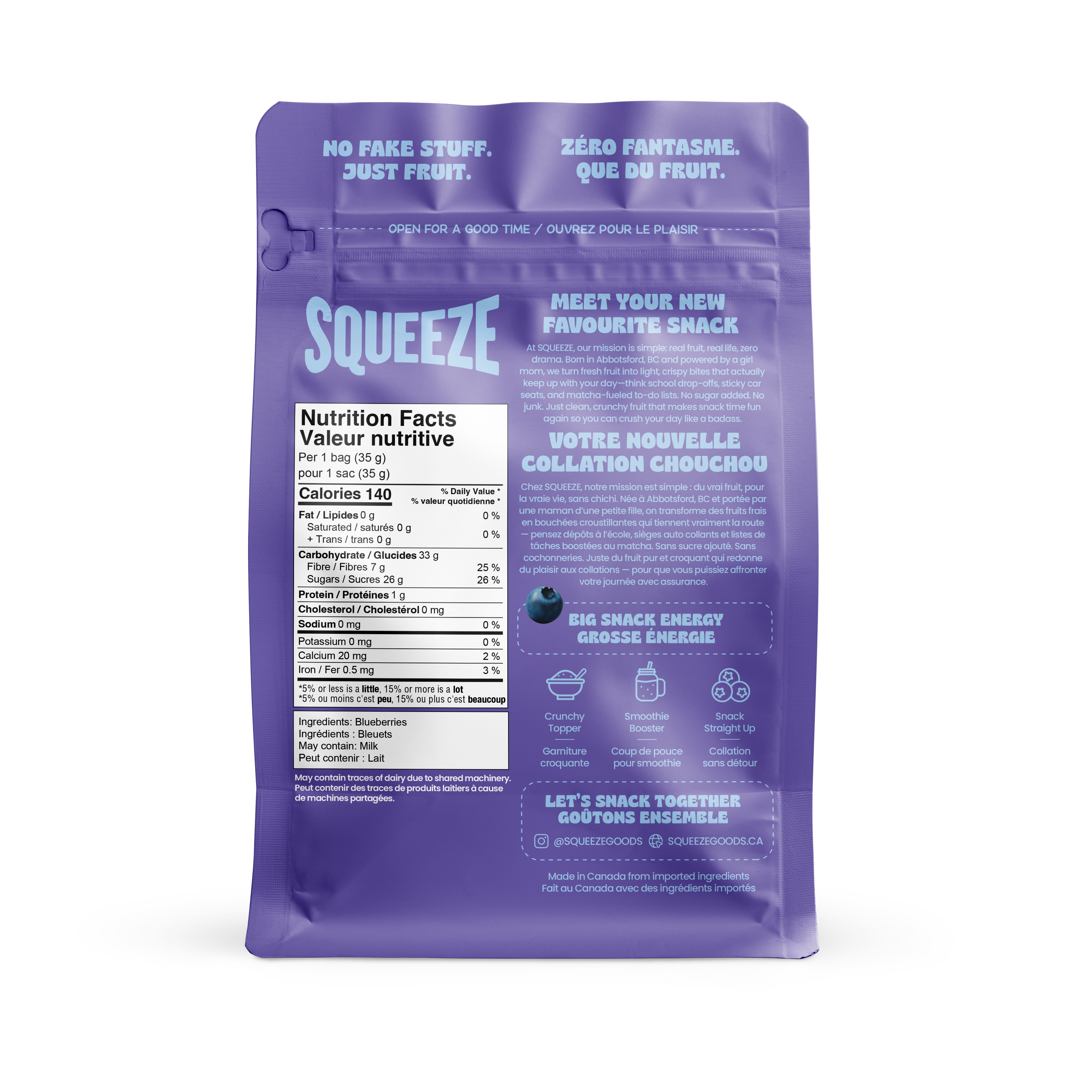 BERRY CHILL - FREEZE-DRIED BLUEBERRIES (35g)